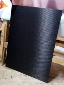 Carbon fibre sheet